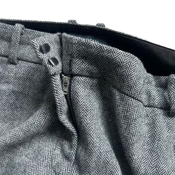 Pink Tartan Wool Blend Pants With Liner Size 14 - Picture 8 of 12